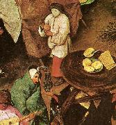 Pieter Bruegel detalj fran fastlagens strid med fastan oil on canvas